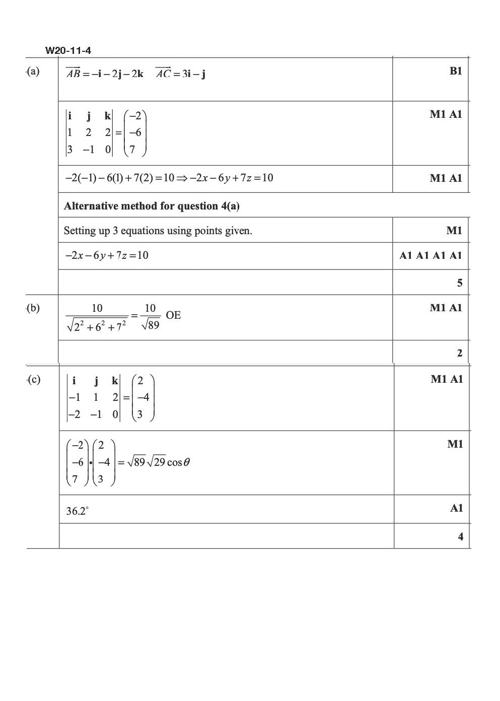 W20-11-4 评分方案